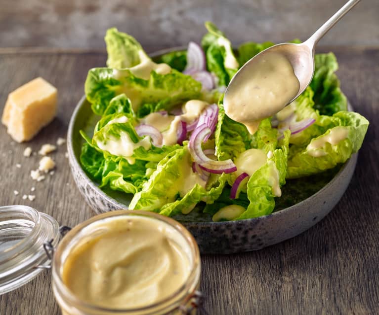 caesar salat dressing rezept