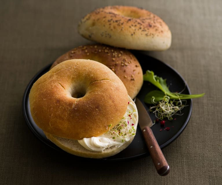 Bagels au saumon fumé - 5 ingredients 15 minutes