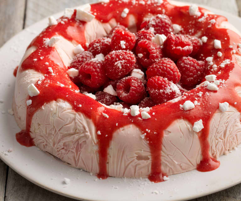 Frozen Raspberry Ripple Meringue