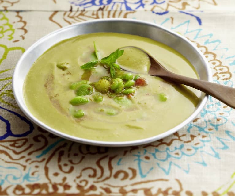 Marokkanische Bohnencrèmesuppe