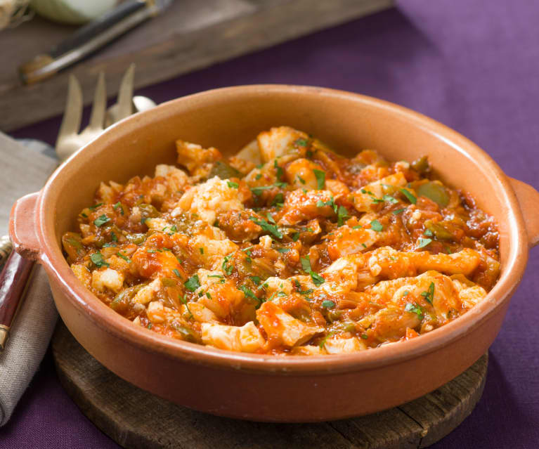 Bacalao confitado al ajoarriero