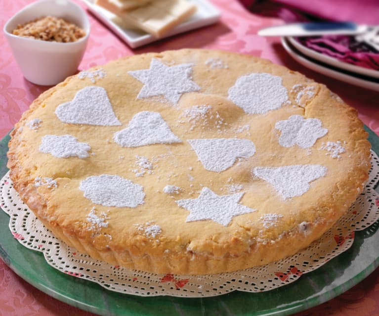 Crostata al cioccolato bianco