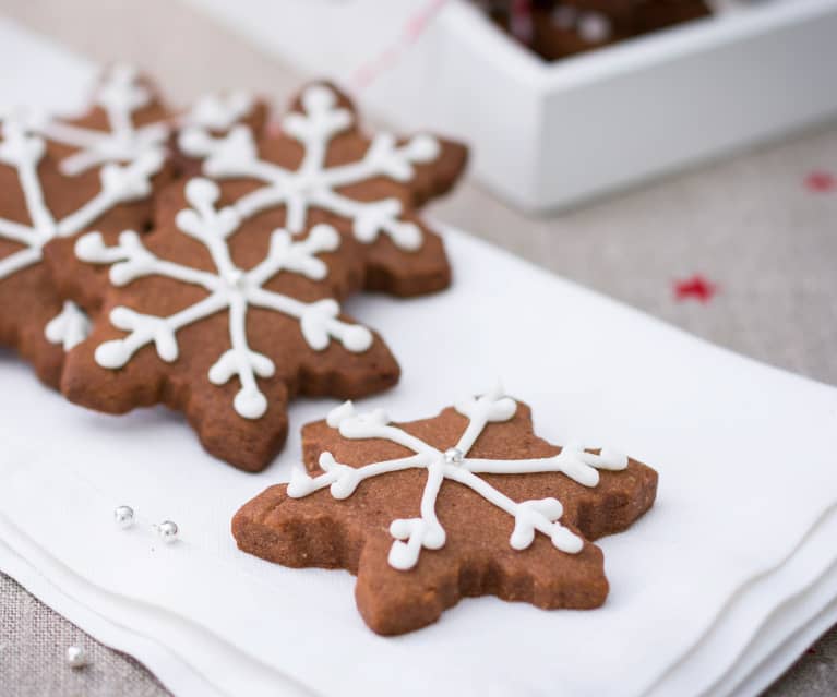 Galletas de cacao, almendra y canela