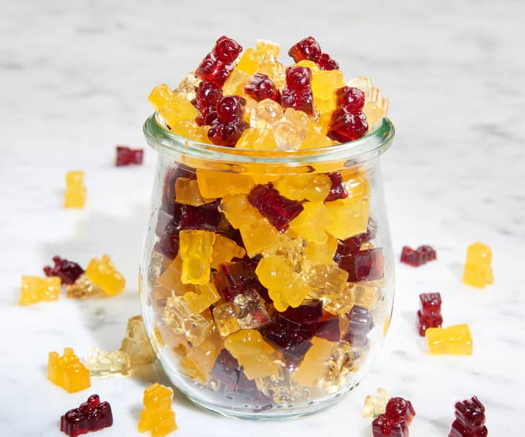 Fruit Juice Sweetened Gummy Bears Recipe