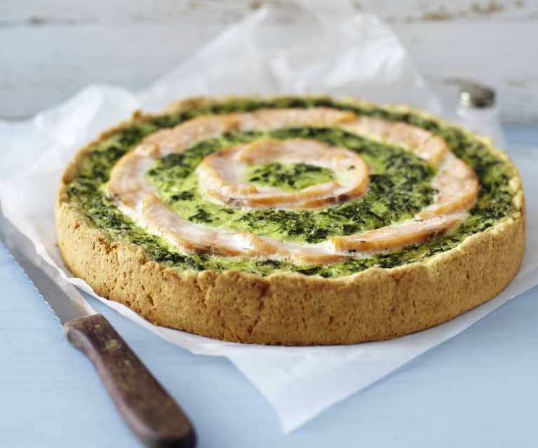 21+ elegant Foto Lachs Spinat Kuchen / Spinat Quiche Mit Raucherlachs ...