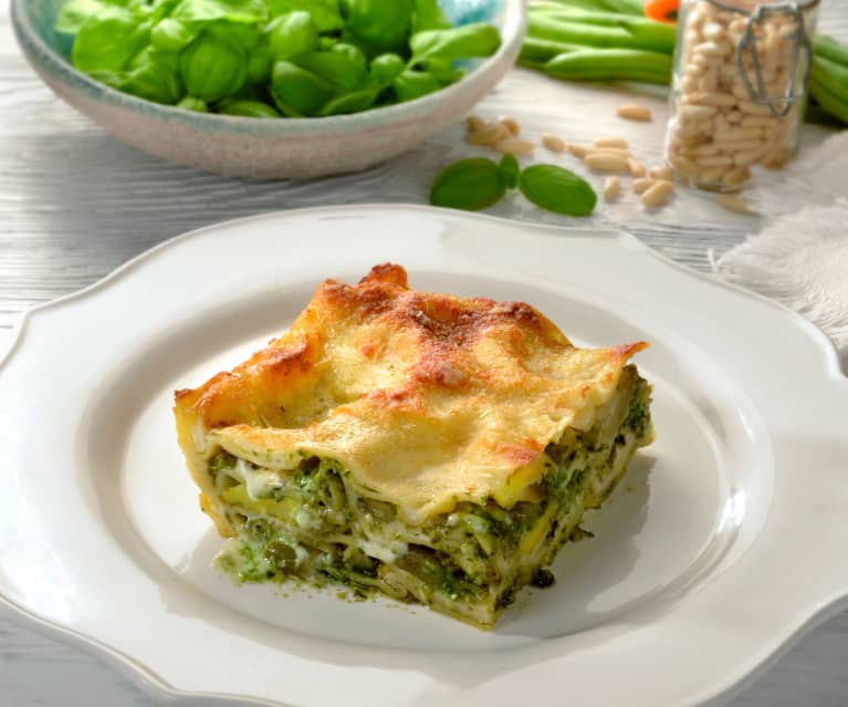 Lasagne s pestem, bramborami a fazolkami - Cookidoo® – the official  Thermomix® recipe platform