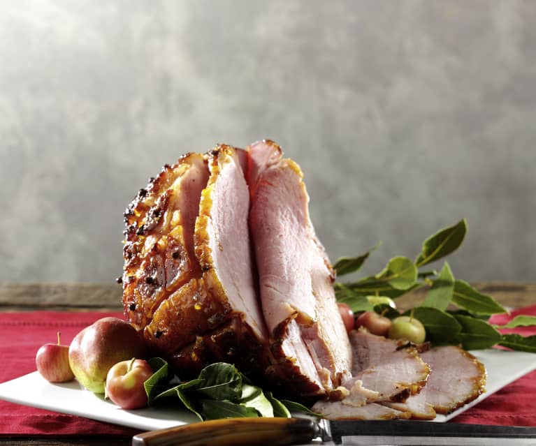 Honey Mustard Orange Glazed Ham