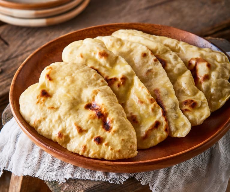 Naan (pan hindú) - Cookidoo® – la plataforma de recetas oficial de  Thermomix®