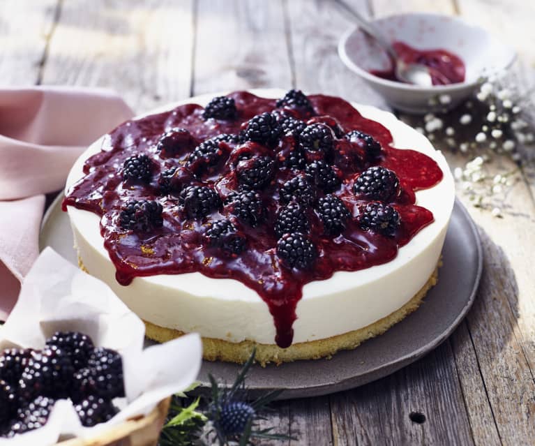 Brombeer-Cheesecake