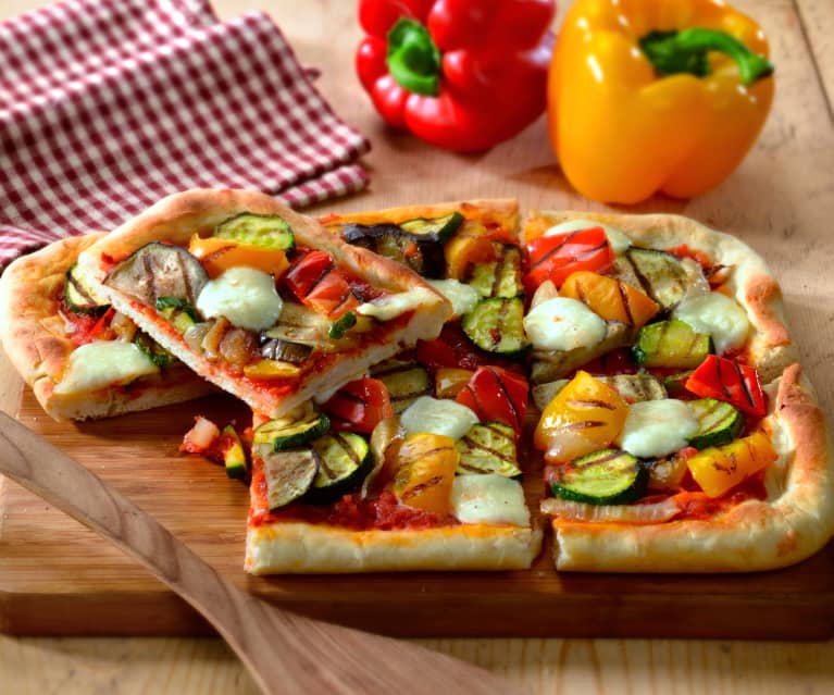 Ricetta Pizza alle verdure grigliate