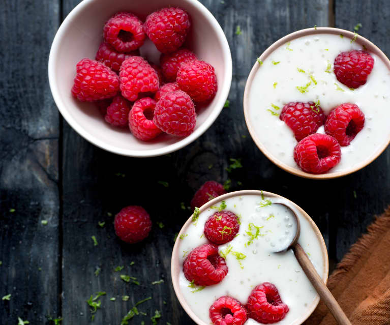 Perles du Japon, coco et framboises