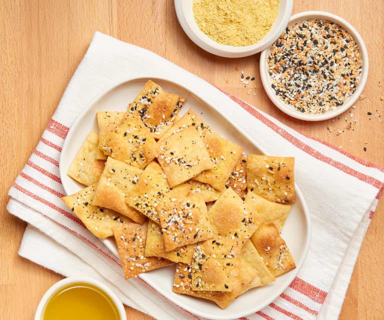 Vegan Parmesan Crackers