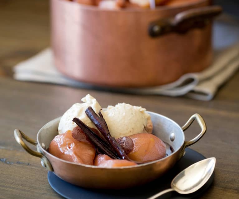 Spiced red wine pears Spiced red wine pears