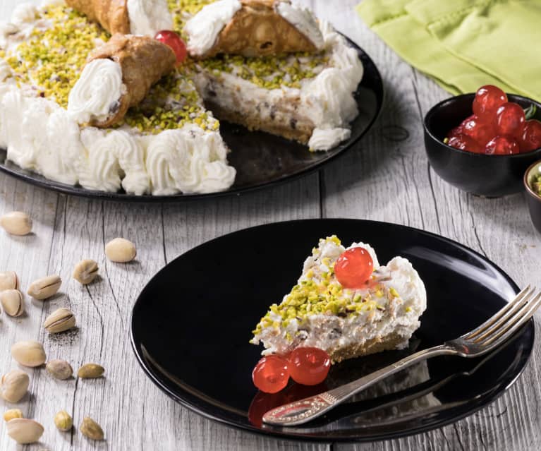 Cheesecake al cannolo siciliano