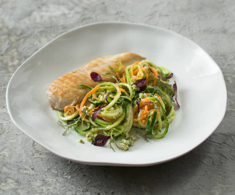 Zoodles au pesto de brocoli Zoodles au pesto de brocoli