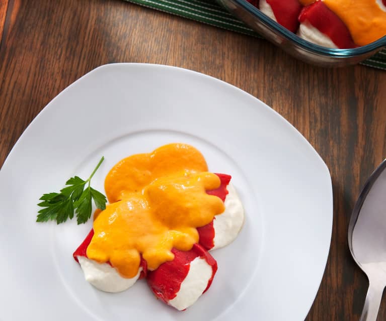 Peppers stuffed with salted cod brandade Peppers stuffed with salted cod brandade