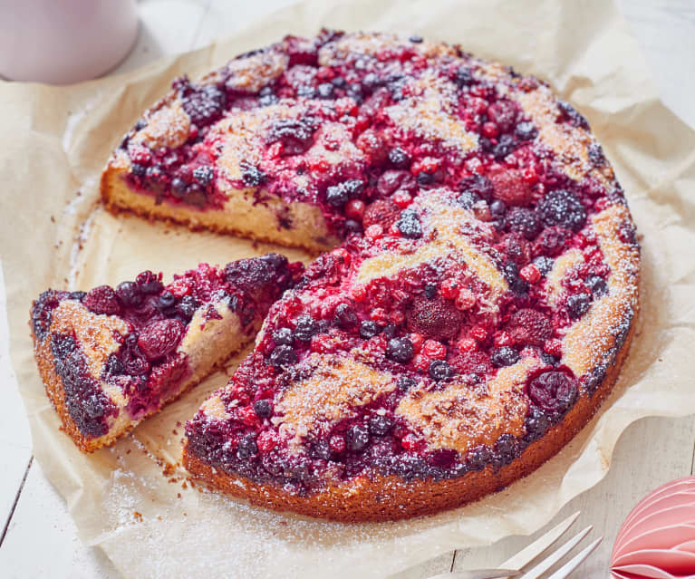 Beeren-Kokos-Kuchen