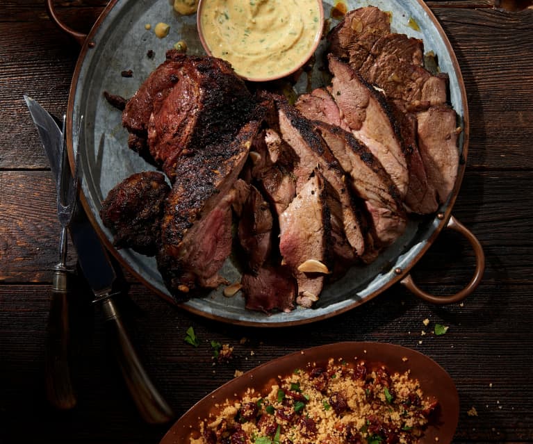 Moroccan Lamb with Preserved Lemon Couscous