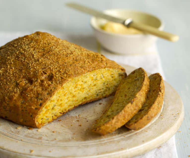 Quick Squash, Rosemary and Parmesan Bread