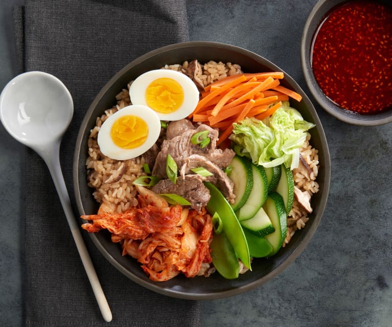 Bibimbap (beef rice bowl) - Cookidoo® – the official Thermomix