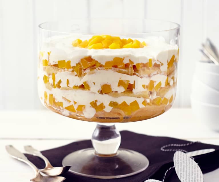 Pfirsich-Trifle