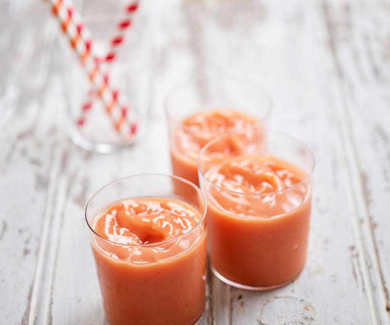 Smoothie de morango e manga