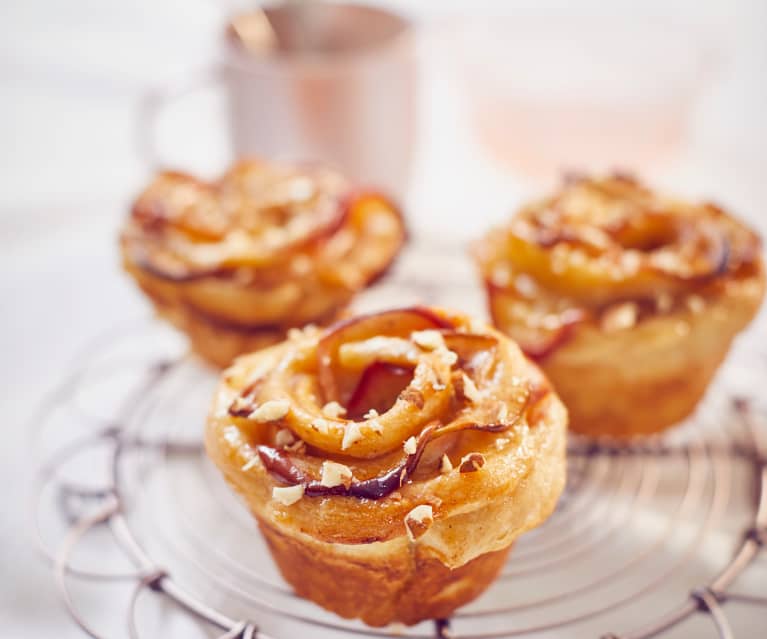 Rose vom Winterapfel mit Würzguss