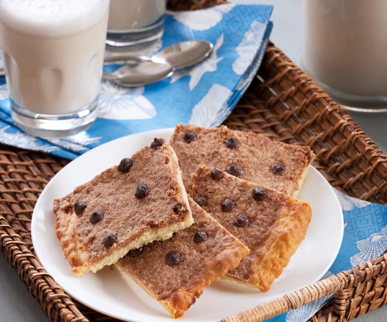 Focaccia dolce al cioccolato