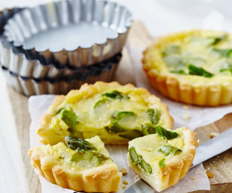 Mini-Spargel-Quiches - Cookidoo® – the official Thermomix® recipe platform