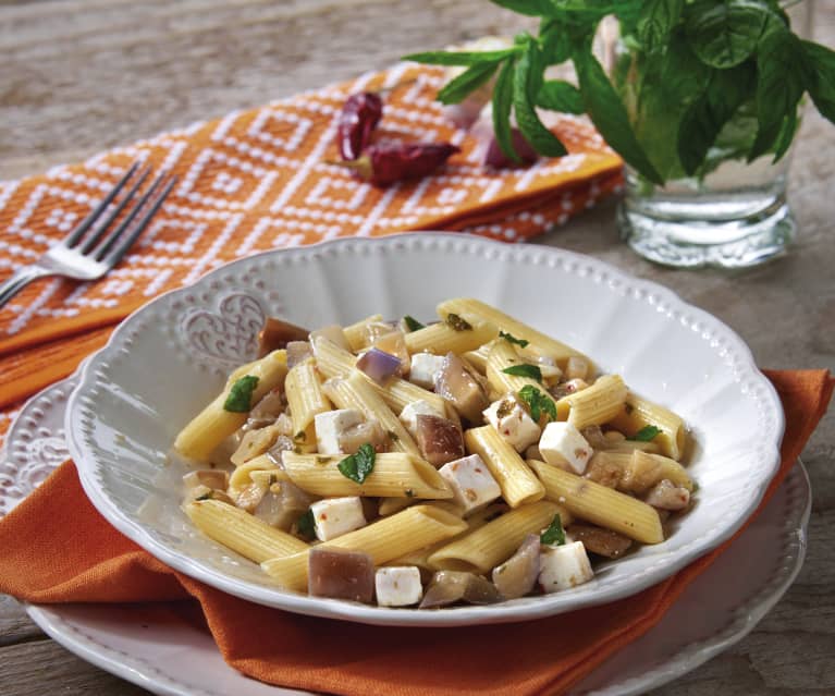 Penne melanzane e menta