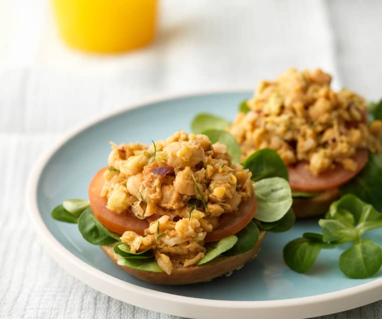 Vegan Chickpea and Almond Sandwich Filling