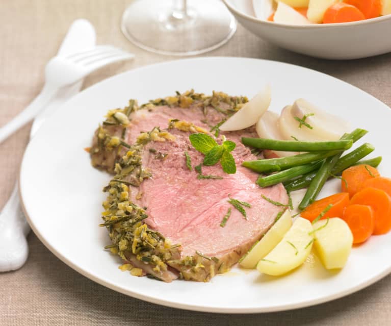 Steamed Lamb with Vegetables