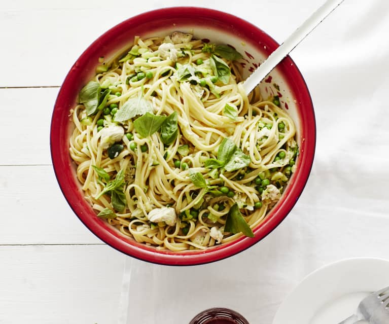 Hähnchen-Zucchini-Pasta