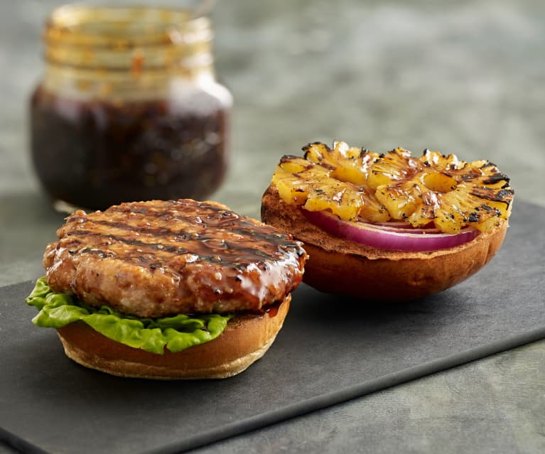 Hamburguesa hawaiana de pollo - Cookidoo® – la plataforma de recetas  oficial de Thermomix®