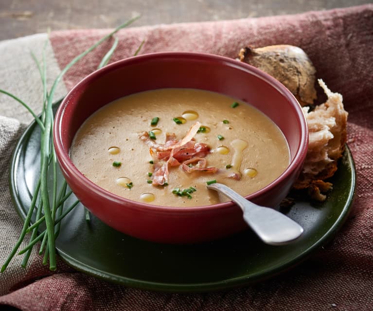 Zuppa di patate e lenticchie con speck - Cookidoo® – the official ...