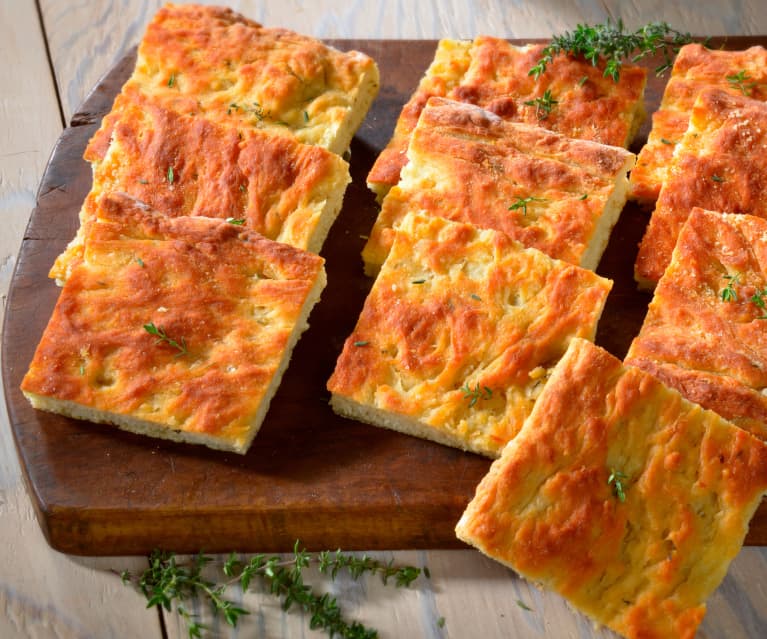 Focaccia au thym