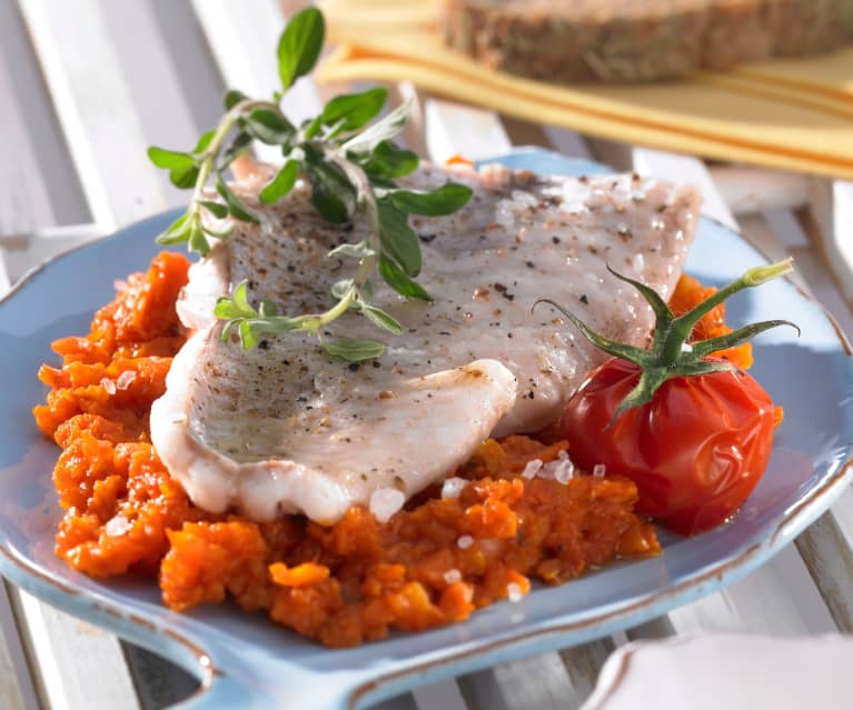 Fischfilet mit Tomatengemüse - Cookidoo® – la plateforme de recettes ...