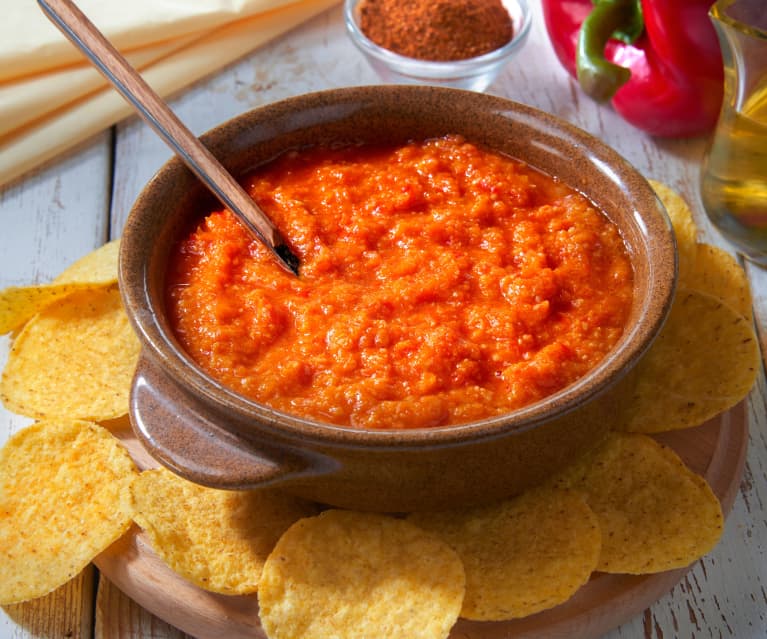 Salsa dip ai peperoni (vegan) - Cookidoo® – a plataforma oficial de receitas  Bimby®