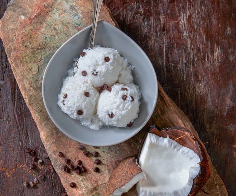 Sorbetto cocco e cioccolato