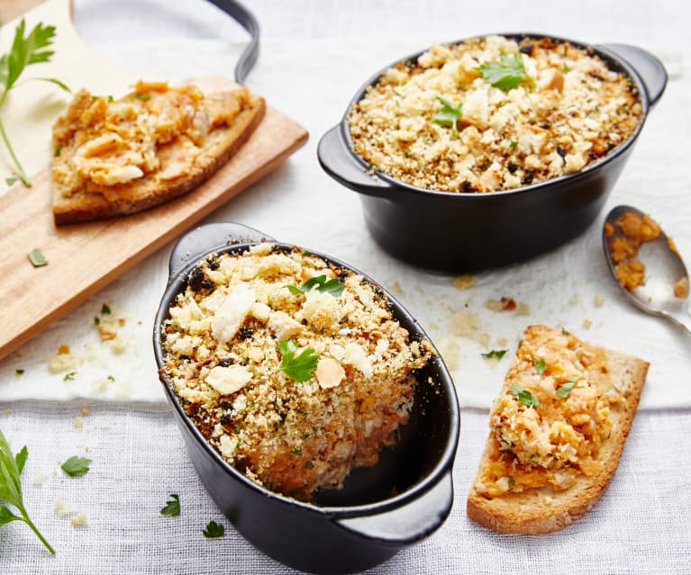 Brandade de lieu à la patate douce