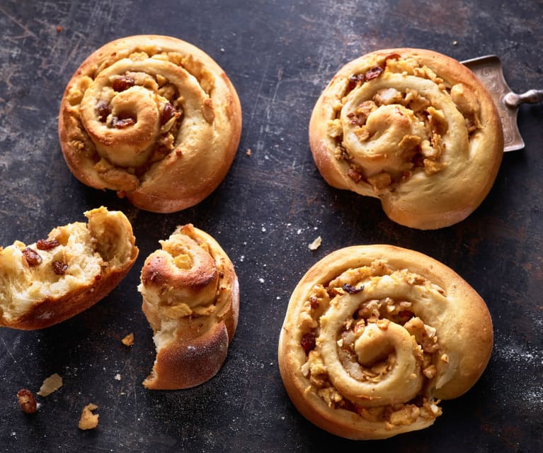 Quitten-Marzipan-Schnecken