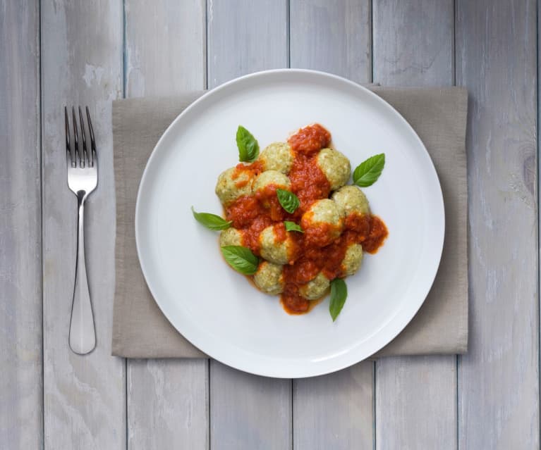 Ricotta dumplings with napoli sauce Ricotta dumplings with napoli sauce