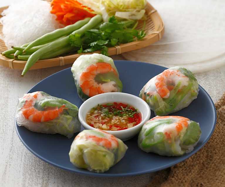 Fresh Prawn Spring Rolls