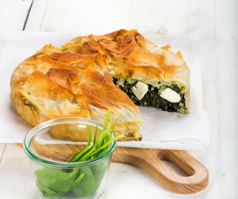 Spanakopita (řecký špenátový koláč)