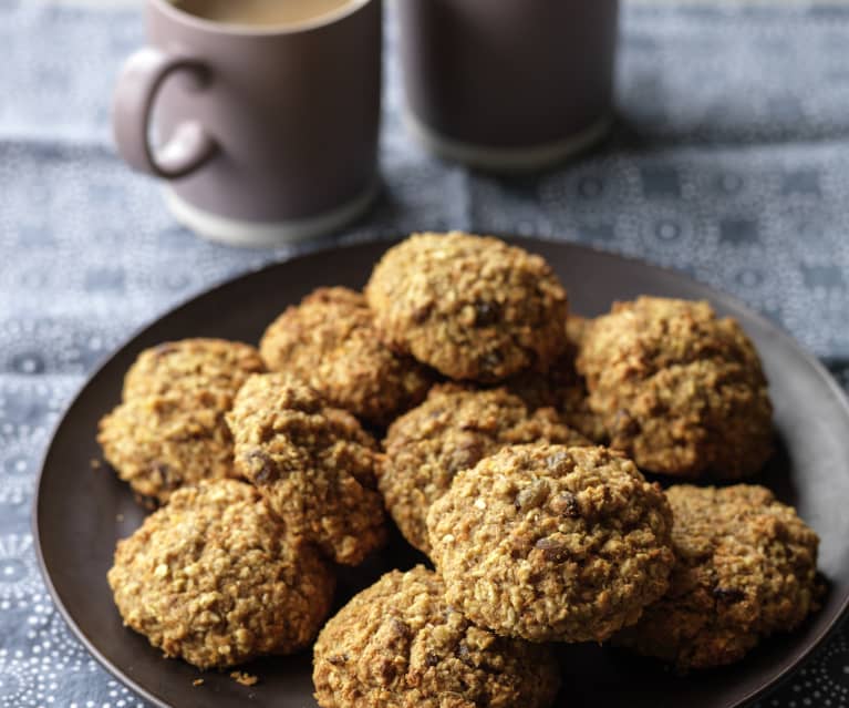 Mrkvové cookies s rozinkami a kokosem