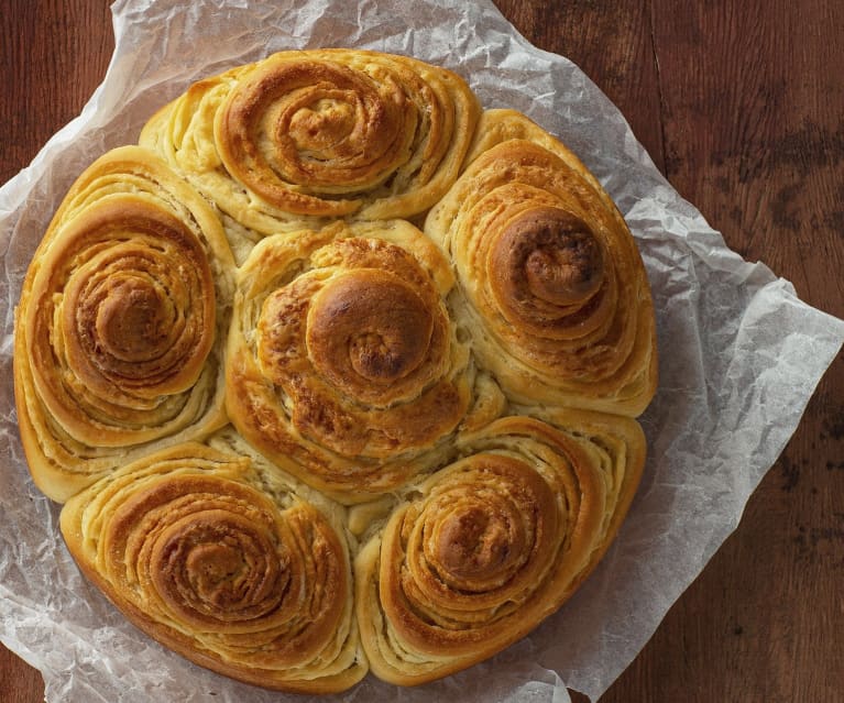 Dinkel-Vanille-Schnecken