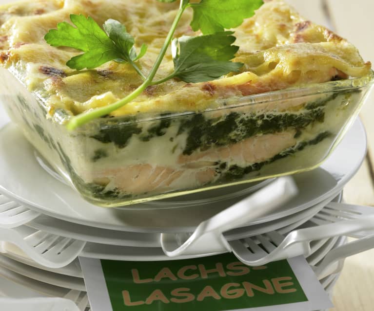 Lachs-Spinat-Lasagne - Cookidoo® – das offizielle Thermomix®-Rezept-Portal