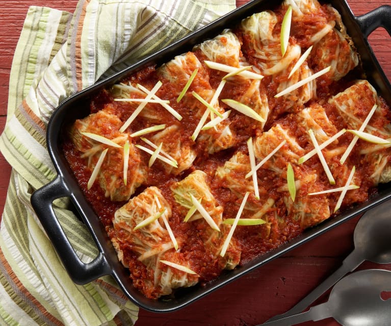 Beef and Apple Cabbage Rolls Beef and Apple Cabbage Rolls