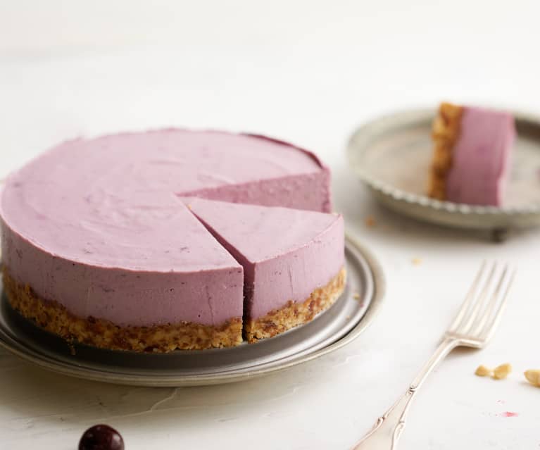 Cheesecake Vegan A La Cerise Cookidoo The Official Thermomix Recipe Platform