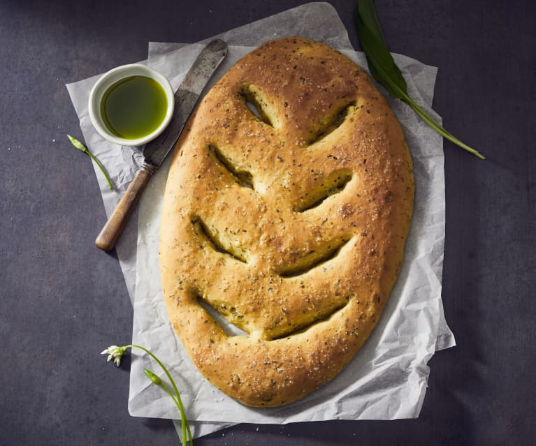 Bärlauch-Fougasse